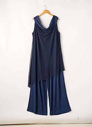 Combi-pantalon bleu MALOKA pour femme