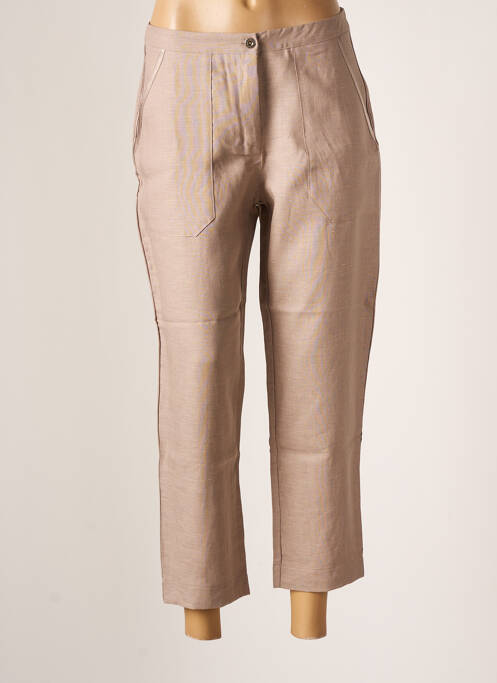 Pantacourt marron MALOKA pour femme