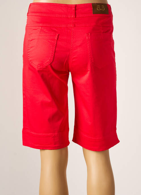 Bermuda rouge PAUL BRIAL pour femme
