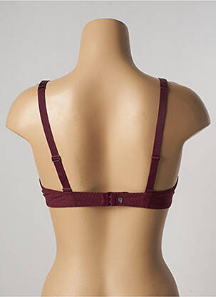 Soutien-gorge effet matière satinée haut soutien-gorge moulé rouge SIMONE PERELE femme