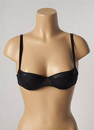 Soutien-gorge effet matière satinée haut soutien-gorge balconnet noir PASSIONATA femme