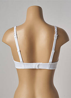 Soutien-gorge effet matière satinée haut soutien-gorge moulé blanc SIMONE PERELE femme