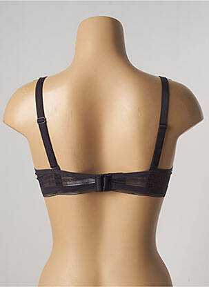 Soutien-gorge effet matière satinée haut soutien-gorge moulé noir SIMONE PERELE femme