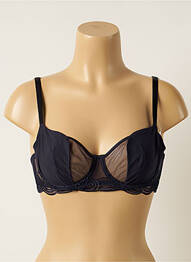 Soutien-gorge broderie haut soutien-gorge emboitant bleu SIMONE PERELE femme