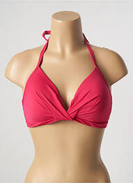 Haut de maillot de bain stretch haut soutien-gorge moulé rose BARTS femme