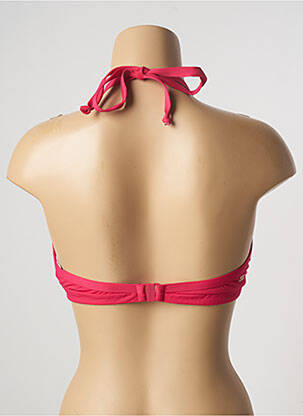 Haut de maillot de bain stretch haut soutien-gorge moulé rose BARTS femme