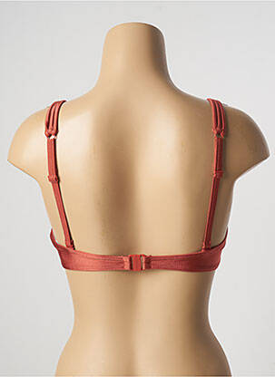 Haut de maillot de bain stretch haut soutien-gorge moulé orange BARTS femme