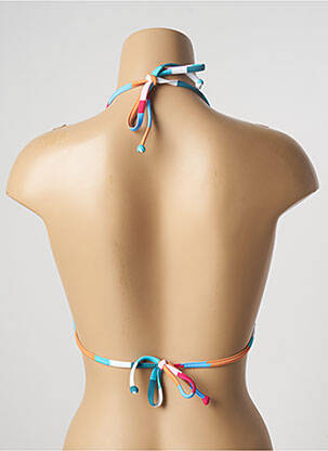 Haut de maillot de bain stretch haut soutien-gorge moulé bleu BARTS femme