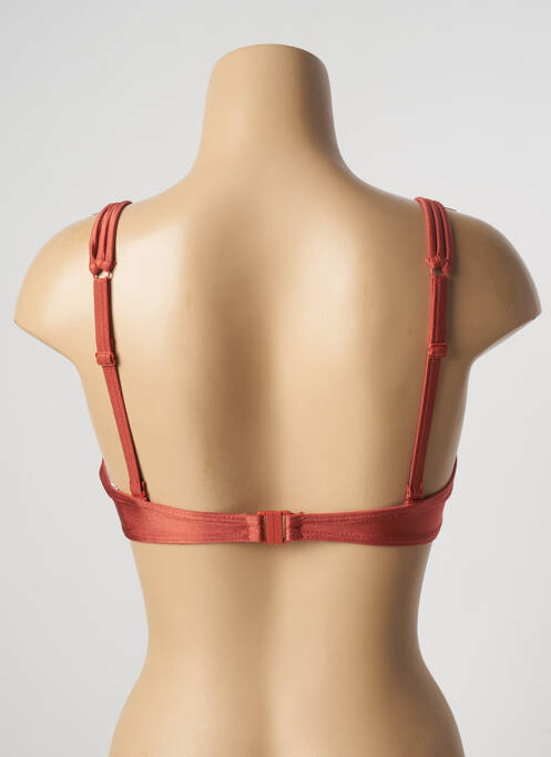 Haut de maillot de bain stretch haut soutien-gorge moulé orange BARTS femme