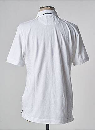 Polo stretch manches courtes blanc DAN JOHN homme