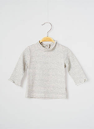 Sous-pull manches longues manches longues gris J.O MILANO enfant