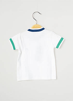 T-shirt coupe droite manches courtes blanc J.O MILANO garçon