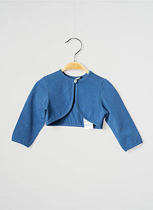 Boléro coupe droite bleu J.O MILANO fille