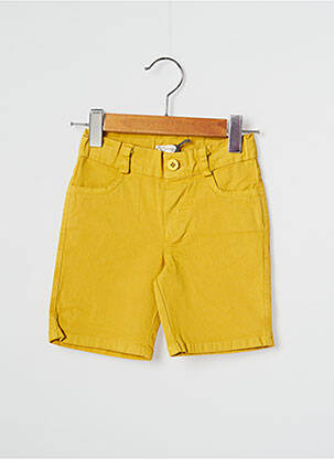 Bermuda tissage popeline jaune J.O MILANO garçon