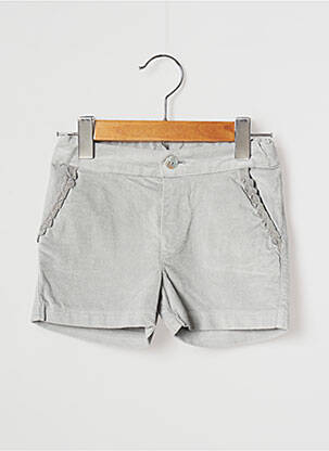 Short stretch taille ajustable gris J.O MILANO fille