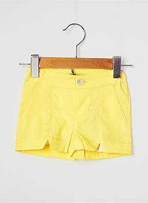 Short stretch taille ajustable jaune J.O MILANO fille