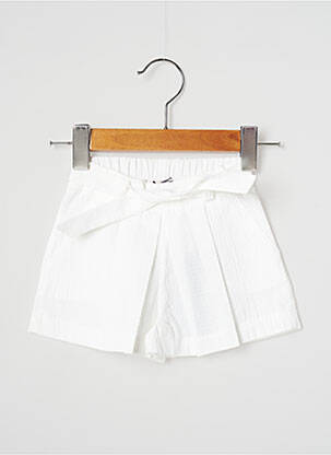 Short poches taille élastique blanc J.O MILANO fille