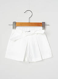 Short poches taille élastique blanc J.O MILANO fille