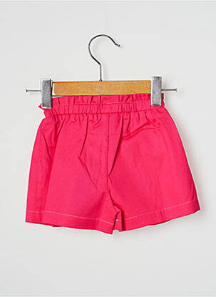 Short fermeture liens à nouer taille élastique rose J.O MILANO fille