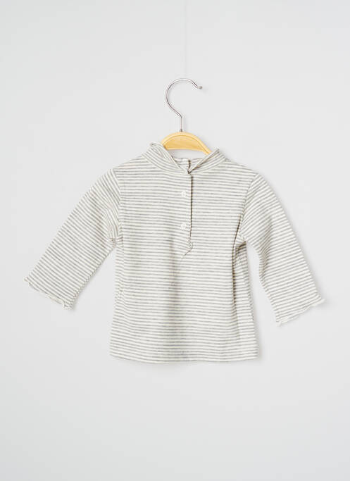 Sous-pull manches longues manches longues gris J.O MILANO enfant