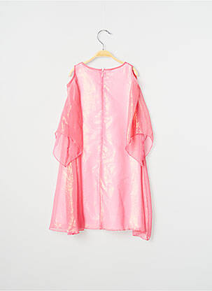 Robe mi-longue col rond manches longues rose SAFER BABY fille