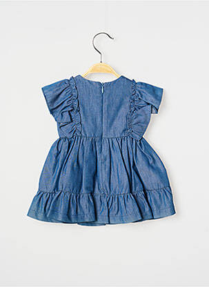 Robe mi-longue manches courtes manches courtes bleu J.O MILANO fille