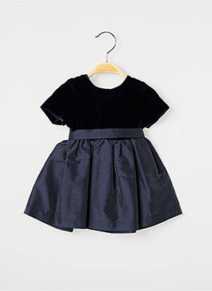Robe mi-longue manches courtes manches courtes bleu J.O MILANO fille