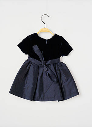 Robe mi-longue manches courtes manches courtes bleu J.O MILANO fille