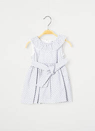 Robe mi-longue manches courtes manches courtes bleu J.O MILANO fille