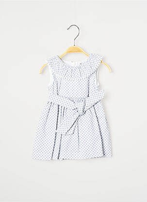 Robe mi-longue manches courtes manches courtes bleu J.O MILANO fille