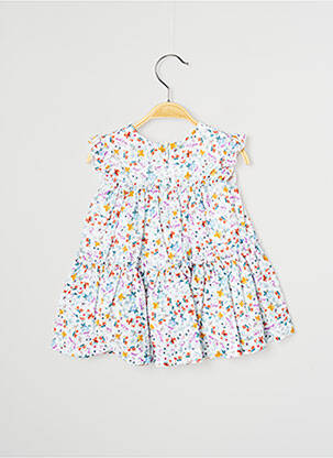 Robe mi-longue sans manche sans manche blanc J.O MILANO fille