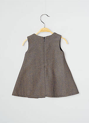 Robe mi-longue sans manche sans manche marron J.O MILANO fille