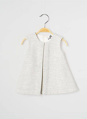 Robe mi-longue sans manche sans manche gris J.O MILANO fille