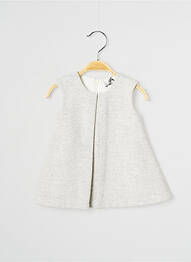 Robe mi-longue sans manche sans manche gris J.O MILANO fille
