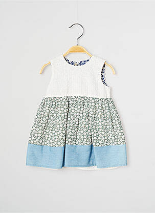Robe mi-longue sans manche sans manche bleu J.O MILANO fille