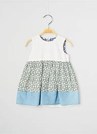 Robe mi-longue sans manche sans manche bleu J.O MILANO fille