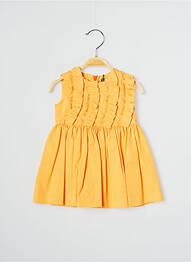 Robe mi-longue sans manche sans manche orange J.O MILANO fille