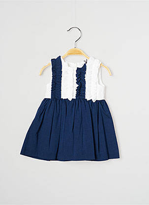Robe mi-longue sans manche sans manche bleu J.O MILANO fille