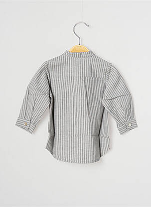 Chemise manches longues manches longues gris J.O MILANO garcon