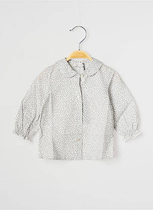 Chemisier poignets poignets élastiqués manches longues gris J.O MILANO fille