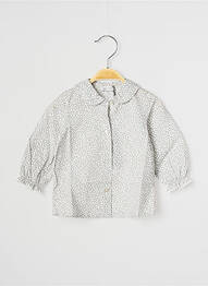 Chemisier poignets poignets élastiqués manches longues gris J.O MILANO fille