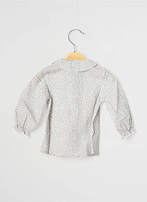 Chemisier poignets poignets élastiqués manches longues gris J.O MILANO fille