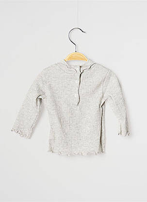 Sous-pull coupe droite manches longues gris J.O MILANO fille