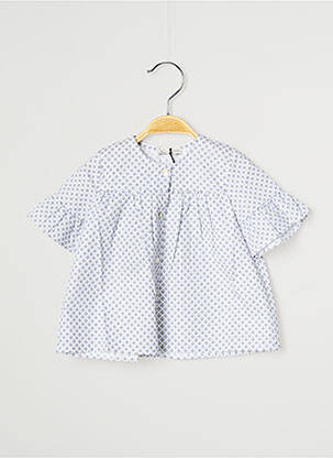 Chemisier manches courtes manches courtes bleu J.O MILANO fille