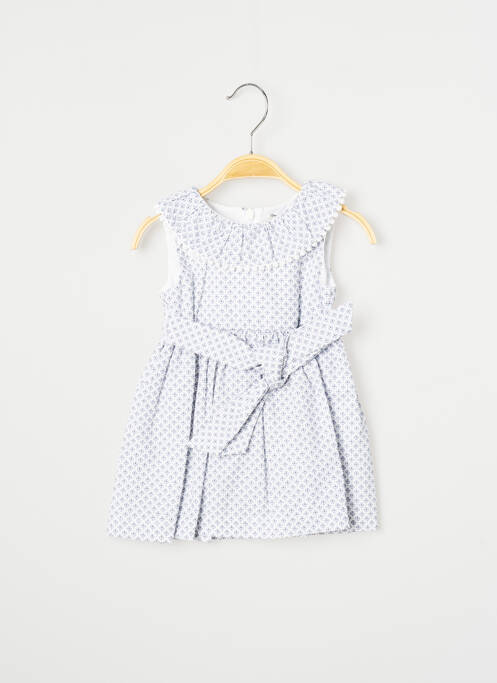 Robe mi-longue manches courtes manches courtes bleu J.O MILANO fille
