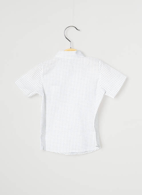 Chemise manches courtes tissage popeline bleu J.O MILANO garcon