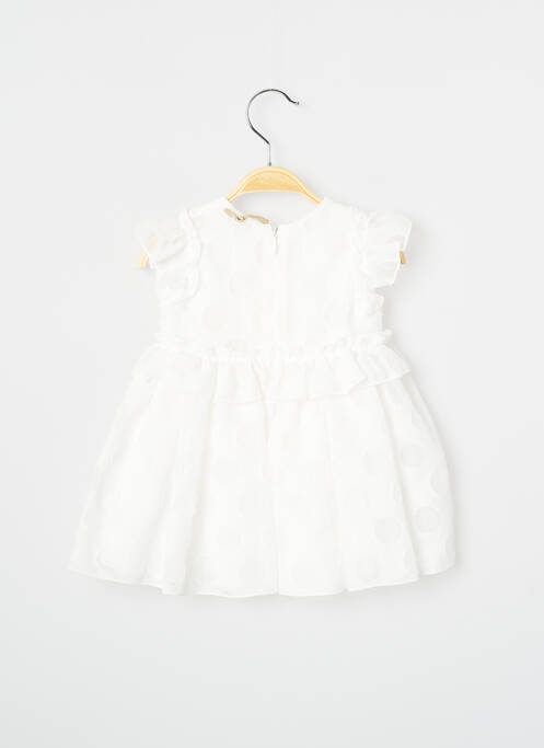 Robe mi-longue blanc SAFER BABY pour fille