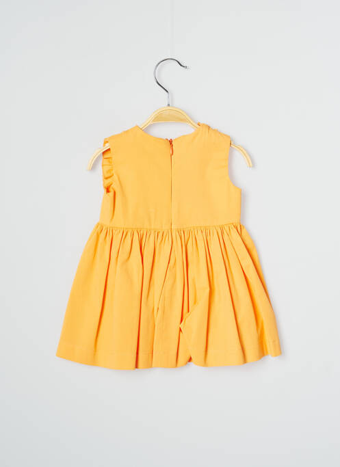 Robe mi-longue orange J.O MILANO fille