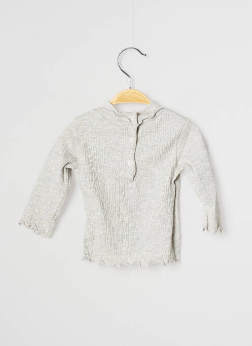 Sous-pull gris J.O MILANO pour fille