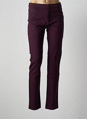 Pantalon slim violet YOULINE pour femme
